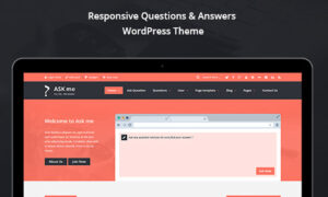 Ask Me - Responsive Questions & Answers WordPress