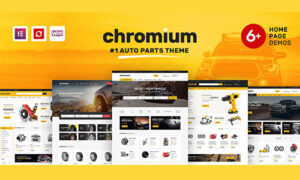 Chromium - Auto Parts Shop WordPress WooCommerce Theme