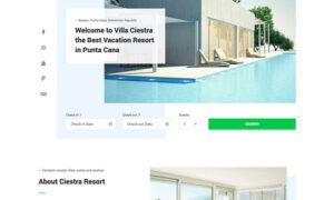 Ciestra – Professional WordPress Theme for Property Rental Website