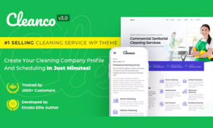 Cleanco - Cleaning Service Company WordPress Theme