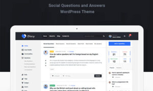 Discy - Social Questions and Answers WordPress Theme