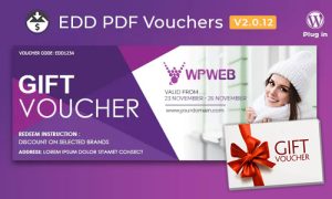 Easy Digital Downloads - PDF Vouchers