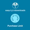 Easy Digital Downloads Purchase Limit