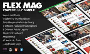 Flex Mag - Responsive WordPress News Theme