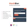 HashBar Pro - WordPress Notification Bar