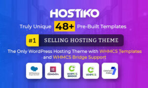 Hostiko WordPress WHMCS Hosting Theme