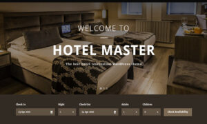 Hotel WordPress Theme For Hotel Booking | Hotel Master