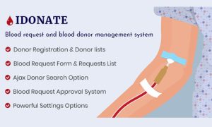 IDonatePro - Blood Donation, Request And Donor Management WordPress Plugin