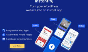 Instantify - PWA & Google & Facebook IA for WordPress