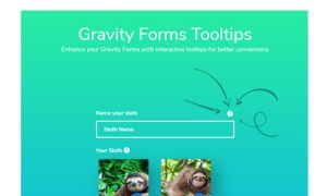 Jetsloth - Gravity Forms Tooltips