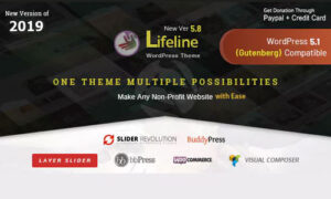 Lifeline - NGO Charity Fund Raising WordPress Theme