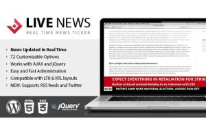 Live News - Real Time News Ticker