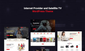 Mirasat - Internet Provider and Satellite TV WordPress Theme