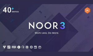 Noor | Multi-Purpose & Fully Customizable Creative AMP Theme