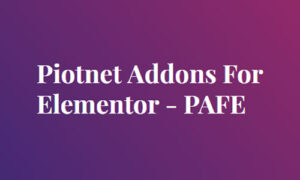 Piotnet Addons For Elementor Pro