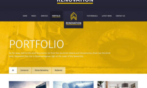 Renovation - Construction Company Theme