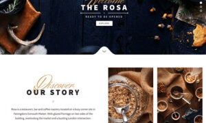 ROSA - An Exquisite Restaurant WordPress Theme