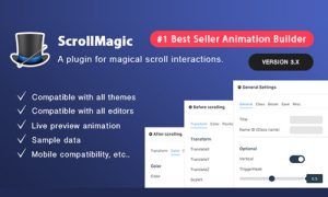 Scroll Magic Wordpress - Scrolling Animation Builder Plugin