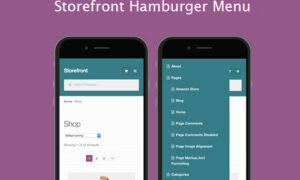 Storefront Hamburger Menu