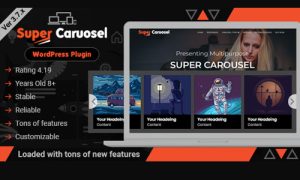 Super Carousel - Responsive Wordpress Plugin