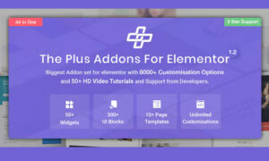 The Plus - Addon for Elementor Page Builder WordPress Plugin