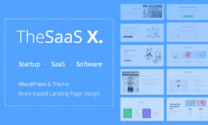 TheSaaS X - Responsive SaaS, Startup & Business WordPress Theme