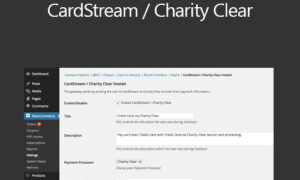 WooCommerce CardStream / Charity Clear