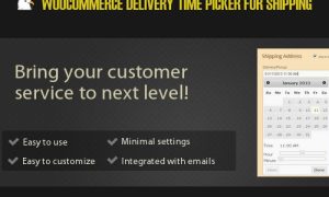 WooCommerce Delivery Time Picker for Shipping