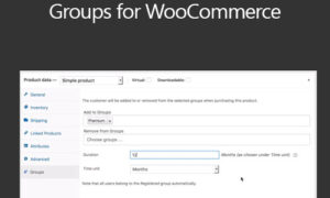 WooCommerce Groups for WooCommerce