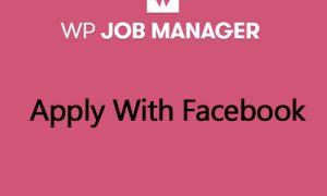 WP Job Manager Apply With Facebook Addon