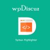 wpDiscuz - Syntax Highlighter